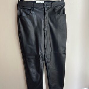 Abercrombie & Fitch Vegan Leather Pants